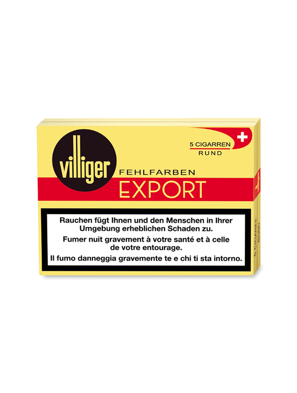 VILLIGER EXPORT Rund Fehlfarbe