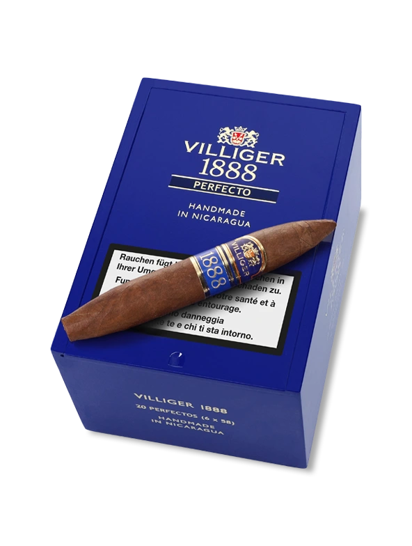 Villiger-1888-Nicaragua-Perfecto-1x20-Kiste-Liegend-CH